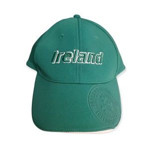 Lansdowne Embroidered IRELAND Hat Cap Green Adjustable Made in Ireland